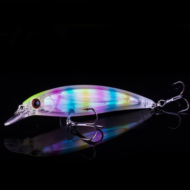1pcs Luminous Minnow Lures Fis - Fishing Hook ulasan dan harga