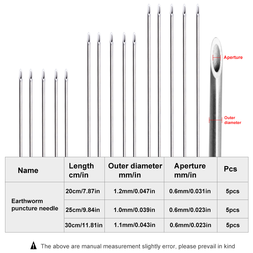 FTK Earthworm Hooking Needle S - Fishing Hook Stainless Steel ulasan dan harga