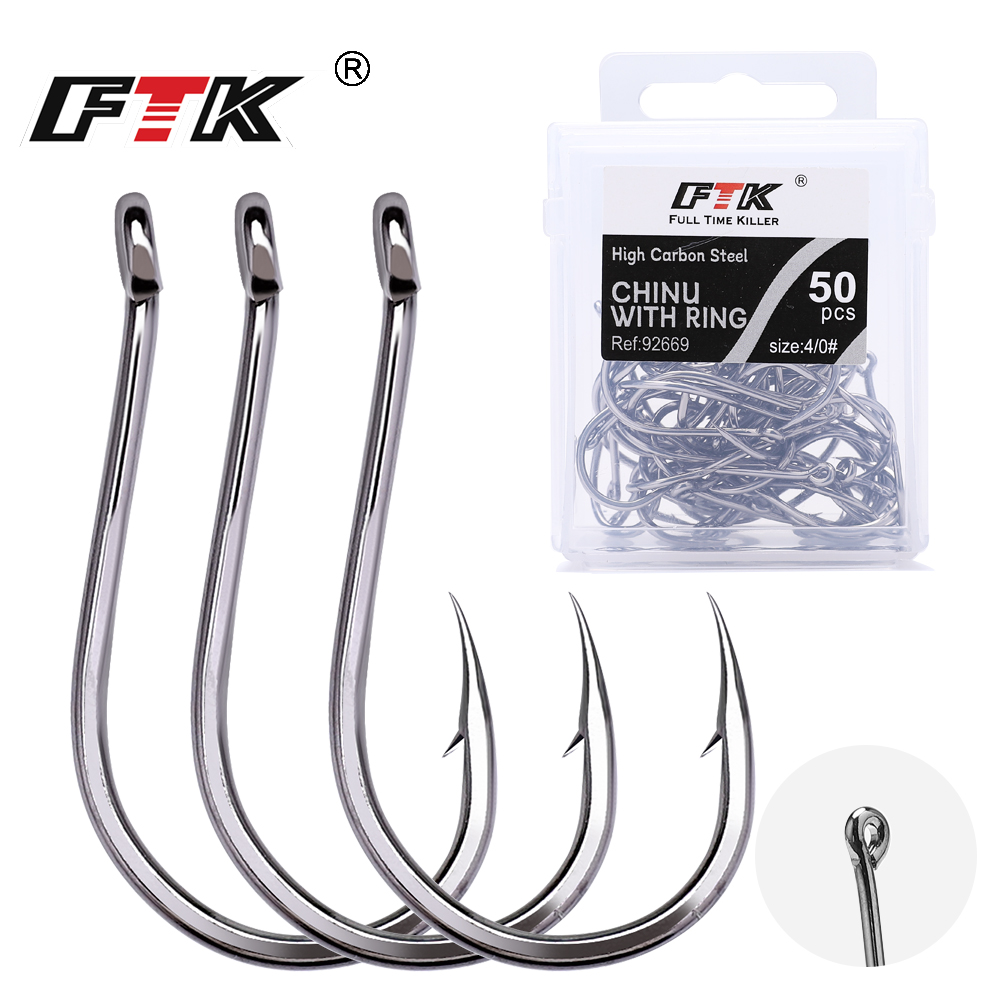 FTK 50-100Pcs/Box Fishing Hook - Fishing Hook Circle ulasan dan harga