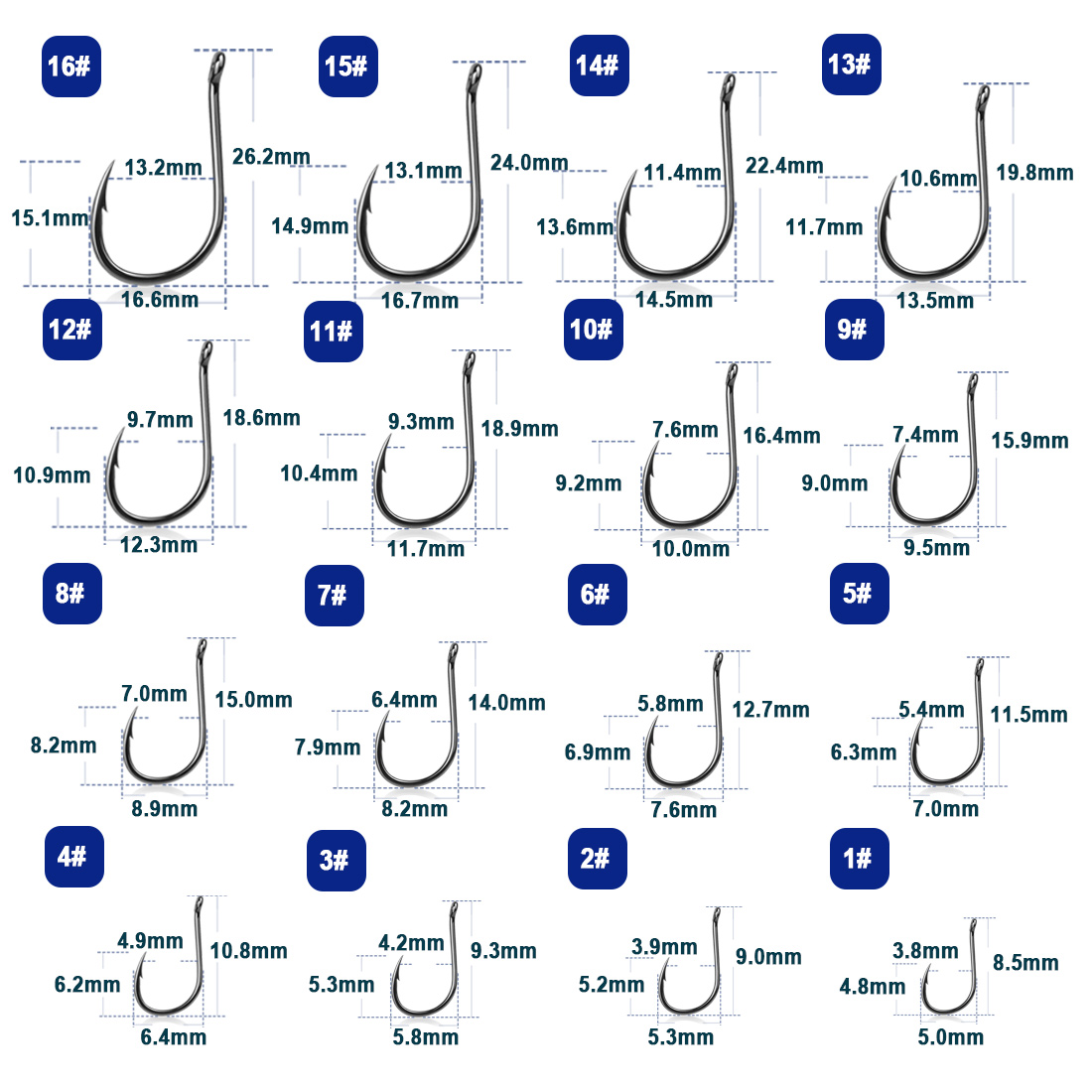 9KM Iseama Fishing Hooks 50~20 - Fishing Hook Circle ulasan dan harga