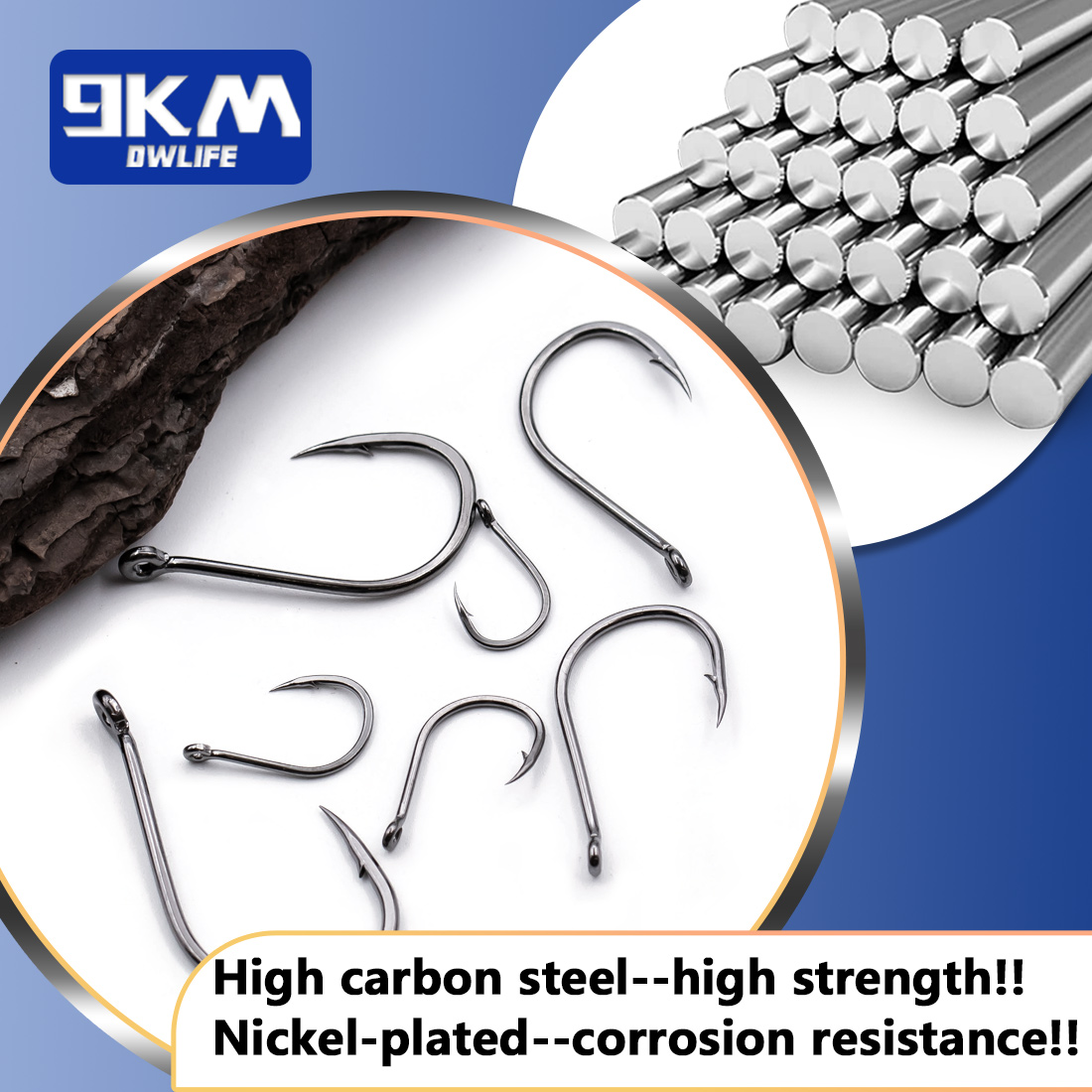 9KM Iseama Fishing Hooks 50~20 - Fishing Hook Circle ulasan dan harga
