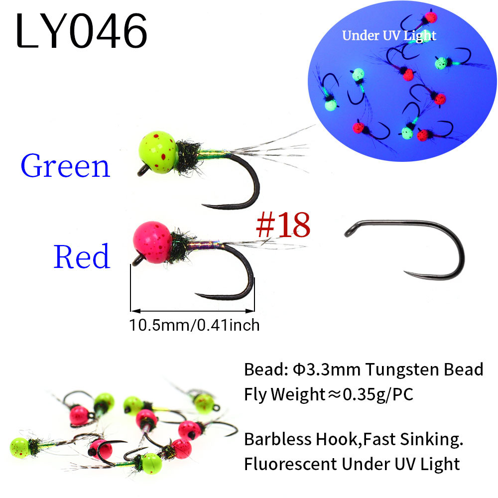 6PCS Fast Sinking Perdigon Eur - Fishing Hook Barbless ulasan dan harga