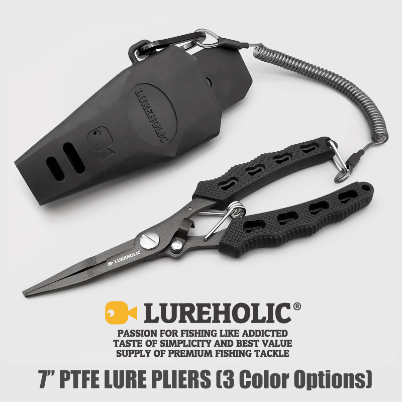 Lureholic 7” PTFE Coated Lure  - Fishing Hook Sharpener ulasan dan harga